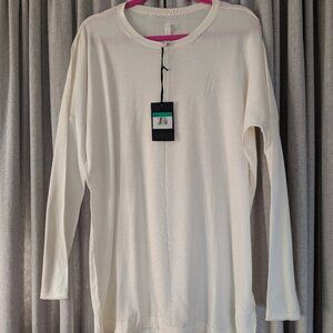 NWT Nike Every Stitch Considered Off-White Merino Wool Italy Sweater SZ XL